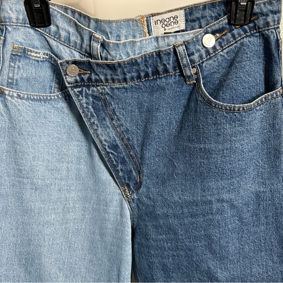Insane Oene Los Angeles Crossover Two Tone Jeans - Picture 3 of 6